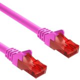 Allteq ALTQ-UTP6-PNK-30 Netwerkkabel Roze, Rood 30 m Cat6 U/UTP Rond