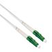 ROLINE Glasvezelkabel 9/125 µm OS2, LC/LC, APC, staalgewapend, simplex, LSOH, wit, 3 m