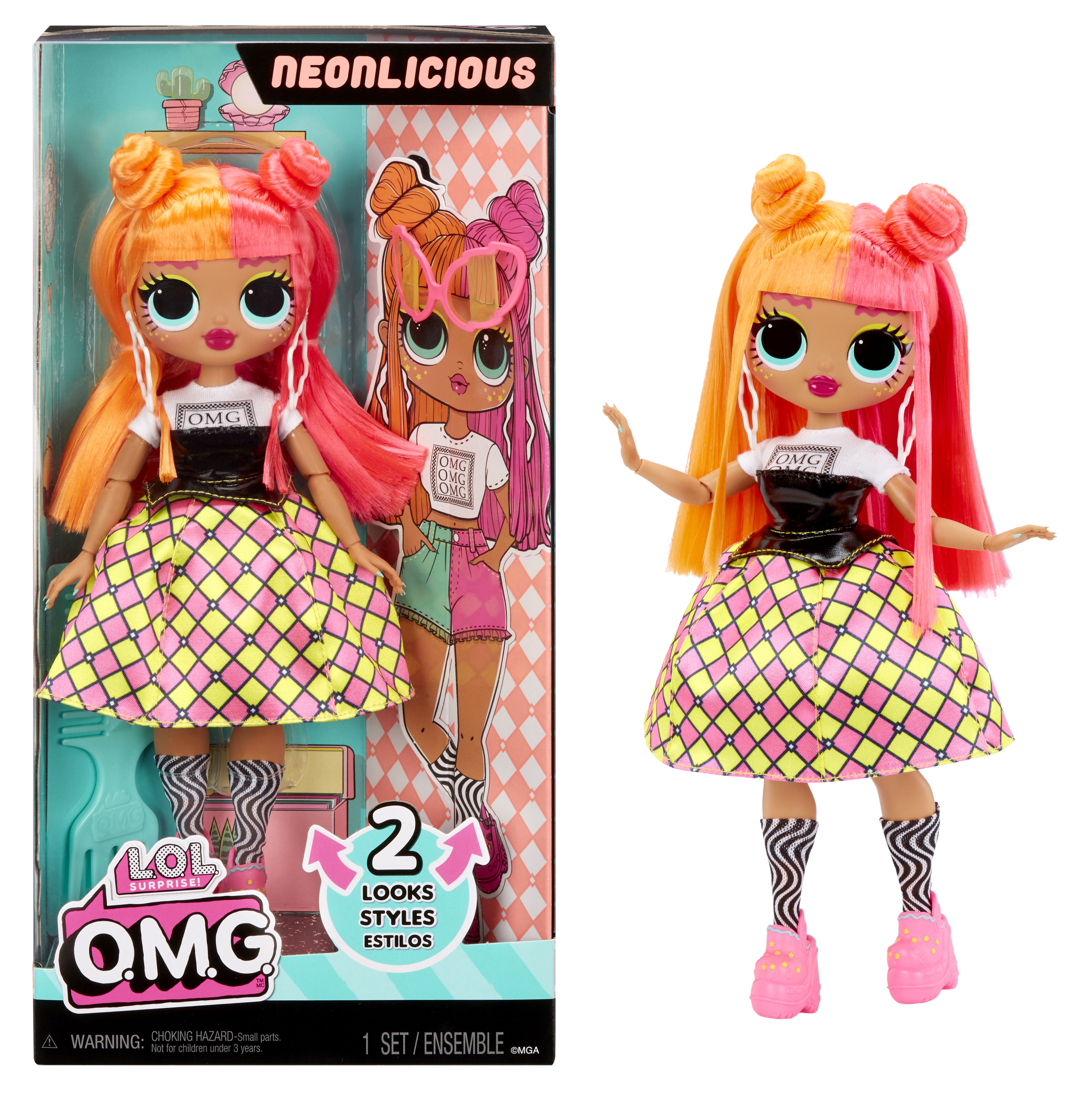 L.O.L. Surprise! OMG HoS-pop - Neonlicious Fashion Doll - 25 cm