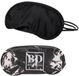Bellatio Design Slaapmaskers - 13x - oogmaskers - microfiber - one size fits all - zwart