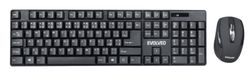 Evolveo WK-142 Clavier et Souris Combo, Universel, RF Sans fil, Tchèque, Noir