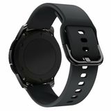 By Qubix Qubix - Siliconen sportband - Zwart - Geschikt voor Garmin Approach S12 / S40 / S42 - Smartwatch bandje 20mm