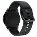 By Qubix Qubix - Siliconen sportband - Zwart - Geschikt voor Garmin Approach S12 / S40 / S42 - Smartwatch bandje 20mm