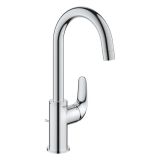 Grohe Europro Wastafelmengkraan - l-size - met trekwaste - chroom