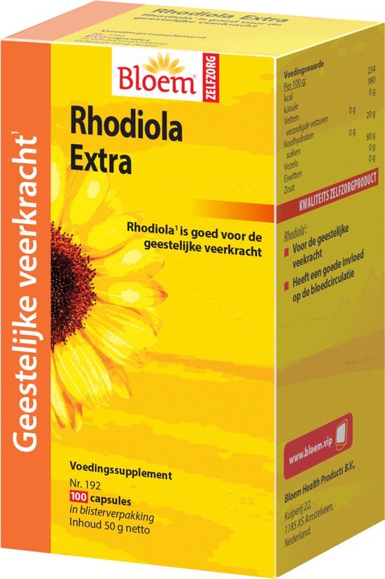 Bloem Rhodiola Extra Forte Capsules 100st