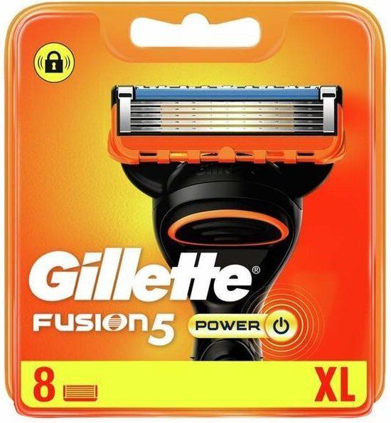 Gillette Fusion5 Power Scheermesjes - 8 Navulmesjes