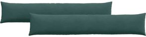 vidaXL - Zitkussens - 2 stuks - Donkergroen - 200 x 40 cm - Corduroy stof
