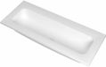 Wastafel INK Reflekt Wastafel Polystone Centraal Zonder Kraangat - 1000x400x15 mm - Mat Wit