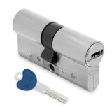 Amig - Veiligheidscilinder - Messing - 100 mm (50-50) - Boor- en stootvast - Mat chroom