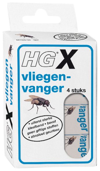 HG HGX Vliegenvanger - 4 stuks - Vliegenstrip