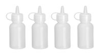HENDI Mini saus dispensers – set van 4 – 30 ml – transparant