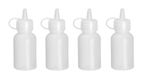 HENDI Mini saus dispensers – set van 4 – 30 ml – transparant