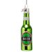 Vondels Boule de Noël - Bouteille de bière verte 12.5cm en verre