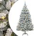 vidaXL Kunstkerstboom 180 cm 300 LED's Warmwit PVC en Staal