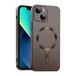 ICOVERI Magnetische TPU-gel beschermhoes, compatibel met iPhone 14 Plus, metallic effect, mat, compatibel met Magsafe, camerabescherming, displaybescherming, militaire kwaliteit, flexibel TPU