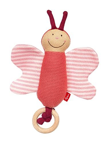 Sigikid 39674 Knitted Love - Gebreide vlinder - Babyspeelgoed - Roze