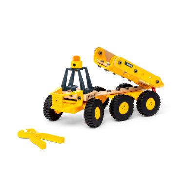 Brio Build er Volvo dumptruck - Hout - Zwart/Geel - 2022