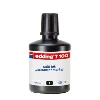 Edding T 100 navulinkt zwart 100 ml