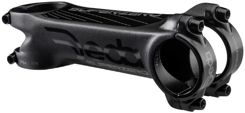 Deda Elementi Superzero Stem 82° incl. Top Cap, polish on black