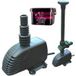 Pompe de fontaine + jets d'eau 2000 l/h, + produit clarté hauteur du jet, 120 cm