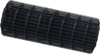 vidaXL Euro Hek 0,4 x 10 m PVC-gelaagd ijzer Grijs