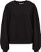 WE Fashion Dames jersey sweater met ballonmouwen