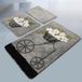 Set Icecat Set mat set (3-delig) grijstinten met trolley-design