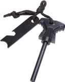 Go Go Gadget Magnesium stick - Survie - Starter de feu - Kit d'urgence - Compact - Noir