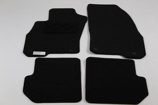 Automatten Fiat Punto Evo (2008-2012) - Naaldvilt - Zwart - 4-delig