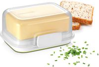 Merkloos Butterdose, Kunststoff, wit, Kunststof, 0.20 l