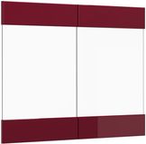 Vicco R-Line Keukenfront – 79.2 x 59 cm meubelfront voor de glazen hangkast Rode hoogglans