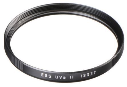 Leica 13037 Filter UVa II E 55 zwart