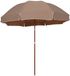 vidaXL Parasol met stalen paal 300 cm taupe
