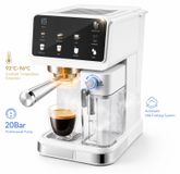 StarTech Espressomachine - Italiaans model - 20 bar druk - 1,5 liter waterreservoir - Touchscreen - Automatische melkopschuimer - 6 koffieprogramma's - Voor thuisgebruik