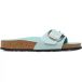 Birkenstock Sandales femme Madrid Big Buckle Cuir Naturel Verni
