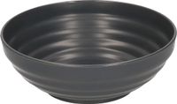 Plasticforte Kommetjes/schaaltjes - Dessert/ontbijt - Kunststof - D13 cm - antraciet