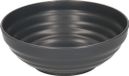 Plasticforte Kommetjes/schaaltjes - Dessert/ontbijt - Kunststof - D13 cm - antraciet