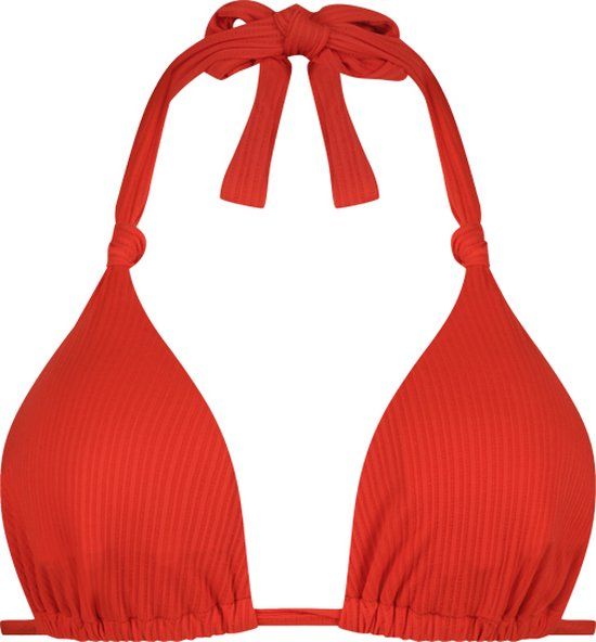 Beachlife Fiery Red Triangel Bikinitop - Roze/Bruin - Maat 38xB - Dames