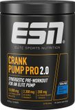 ESN Crank Pump Pro, Blue Raspberry, 450 g, 15 Porties, Pre Workout Booster