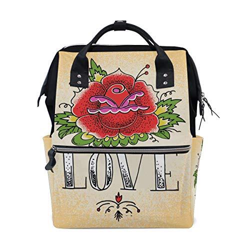 MONTOJ ROSE LOVE Canvas Rugzak Reiscampus Rugzak