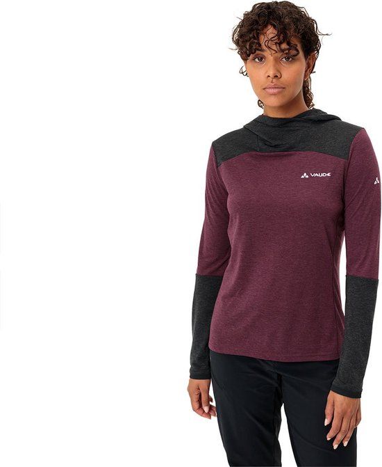 Vaude Tremalzo LS Shirt Dames - Lange Mouwen - Paars - Maat 38 - 2024
