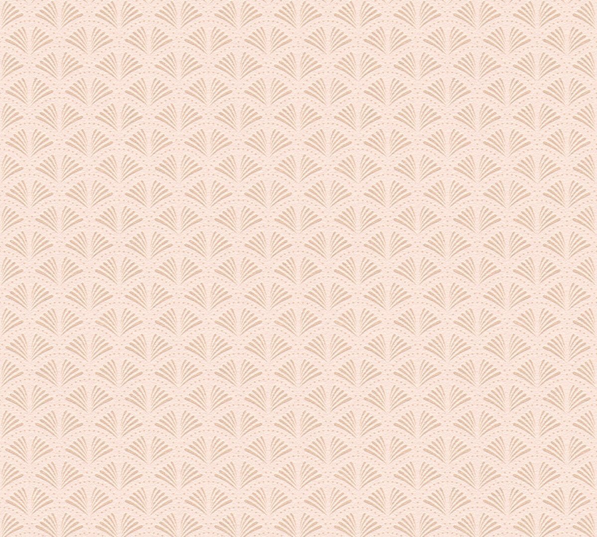 A.S. Création AS Creation Trendwall 2 - GLITTER WAAIER BEHANG - Art Deco - zacht roze goud - 1005 x 53 cm