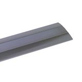 Amig - Zelfklevend Vloerprofiel - Verbindingsprofiel voor Vloeren, Parket en Vlonders - Overgangsstrip - Zilverkleurig - 985 mm x 4 mm x 0,5 mm