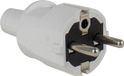 AS Schwabe 62221 Stekker met randaarde PVC 230 V Wit IP20