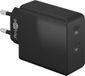 Goobay Chargeur USB-C - 2 Ports - 36W - Noir