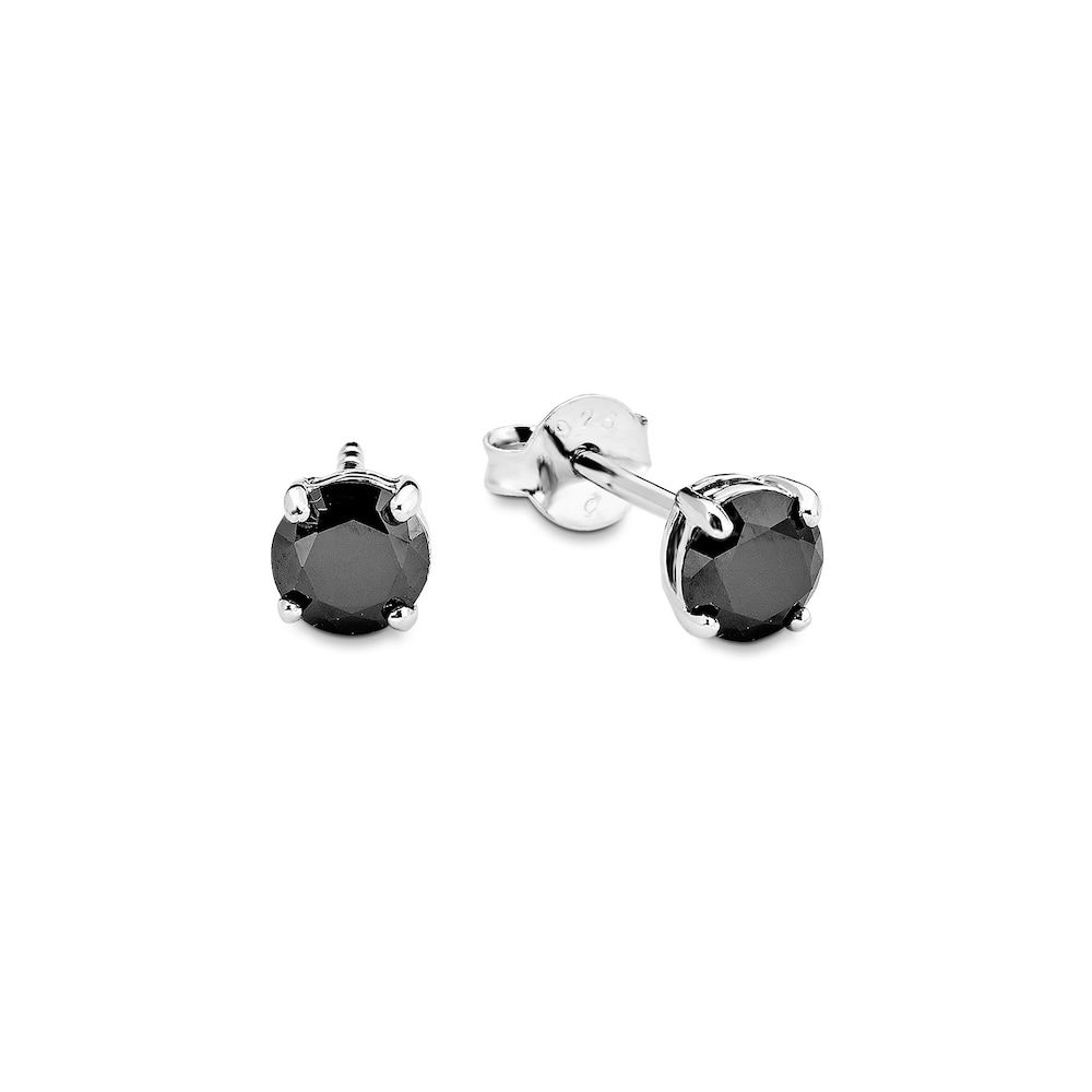 amor Earrings for Women, Sterling Silver 925, Zirconia (Synth.) White Women