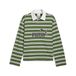 PUMA Essentials elevated No. 1 relaxte rugbypolo voor heren M, Earthy Green Striped