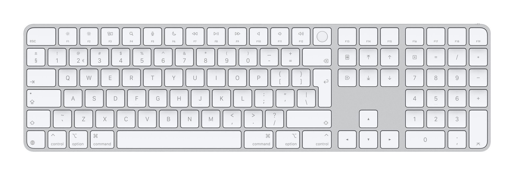 Apple Magic Keyboard - Draadloos - Wit - QWERTY (Nederlands)