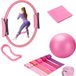 Anneau de Pilates set - 10-delig - Anneau de Pilates ballon de Pilates - Bandes de résistance - Sac de rangement