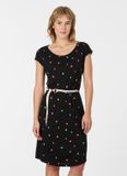 Ragwear LILITHE PRINT Dames Mini-jurk - zwart - S